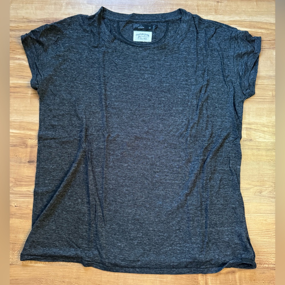 Prana Cozy Up T- Shirt - Charcoal Heather